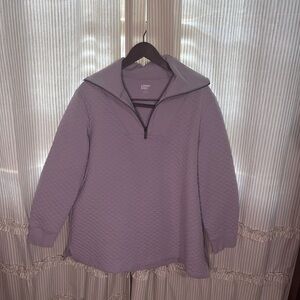 Lands' End Women's Purple Quilted Jacket